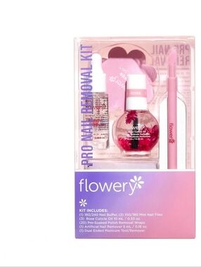 Flowery Pro Artificial Nail Removal Kit – Gel Nail Polish Remover Kit